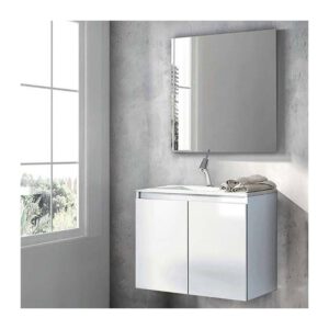 MUEBLE BOX 2 PUERTAS SUSPENDIDO + LAVABO