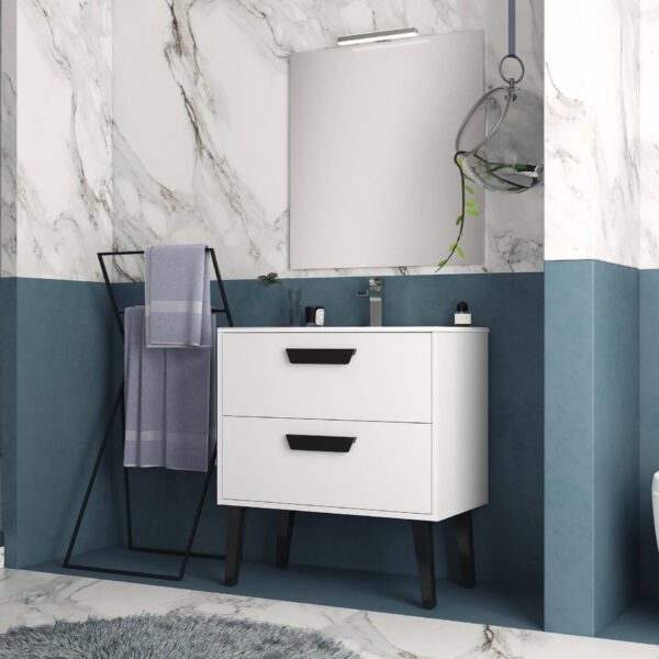 MUEBLE SAKAI 2 CAJ C/PATAS + LAVABO