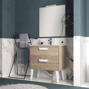 MUEBLE SAKAI 2 CAJ C/PATAS + LAVABO