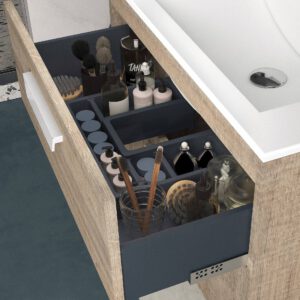 MUEBLE SAKAI 2 CAJ C/PATAS + LAVABO