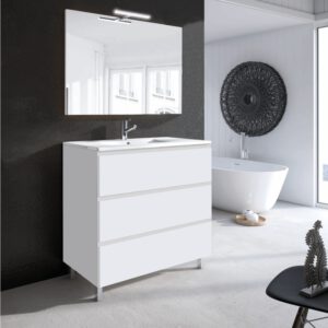 MUEBLE CRETA 3 CAJ CON PATAS + LAVABO