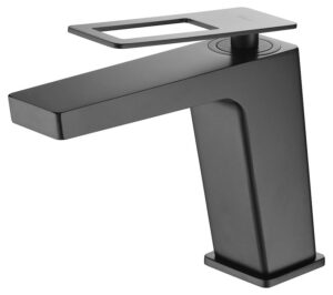 MONOMANDO LAVABO SUECIA NEGRO MATE