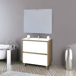 MUEBLE VALLE 2 CAJ CON PATAS + LAVABO