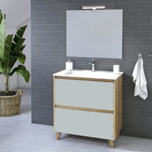 MUEBLE VALLE 2 CAJ CON PATAS + LAVABO