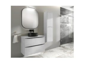 MUEBLE TAUVER 2 CAJ SUSPENDIDO + ENCIMERA PLANA + LAVABO