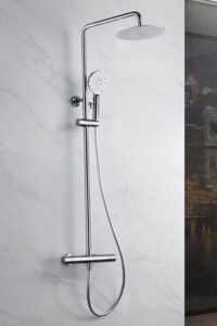 CONJUNTO DUCHA TERMOSTÁTICA AMSTERDAM CROMO