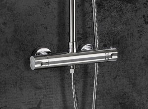 CONJUNTO DUCHA TERMOSTÁTICA BLED CROMO