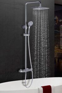 CONJUNTO BAÑO-DUCHA TERMOSTÁTICA SIDNEY CROMO
