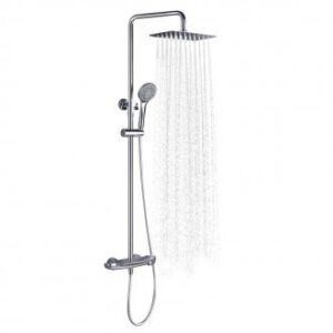 CONJUNTO BAÑO-DUCHA TERMOSTÁTICA SIDNEY CROMO
