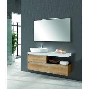 MUEBLE SENSI-SUEVE 2 CAJ SUSPENDIDO + ENCIMERA + LAVABO