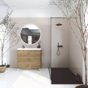 MUEBLE IRATI 2 CAJ SUSPENDIDO + LAVABO