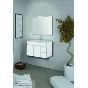 MUEBLE RIO 2 CAJ +2 PTAS SUSPENDIDO + LAVABO + ESPEJO SIDNEY