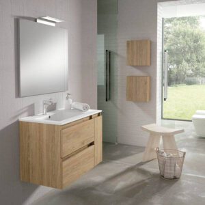 MUEBLE BOX 2 CAJ + 1 PUERTA SUSPENDIDO + LAVABO