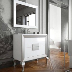 MUEBLE L-GANT KUADRUS 2 CAJONES + LAVABO CERAMICO