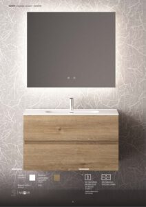 MUEBLE ANCONA 2 CAJ SUSPENDIDO + LAVABO