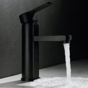MONOMANDO LAVABO ROMA NEGRO MATE