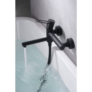 GRIFERÍA BAÑO- DUCHA MILOS NEGRO MATE