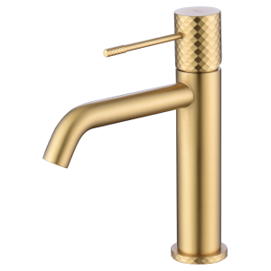 MONOMANDO LAVABO GÉNOVA ORO CEPILLADO - Imagen 5