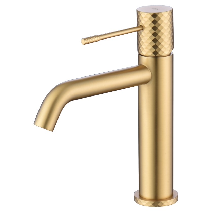MONOMANDO LAVABO GÉNOVA ORO CEPILLADO