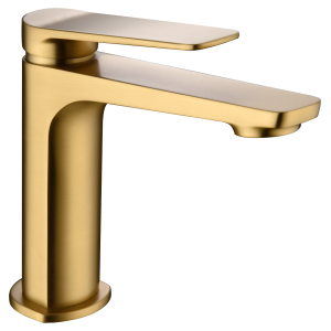 MONOMANDO LAVABO NAPOLES ORO CEPILLADO - Imagen 5