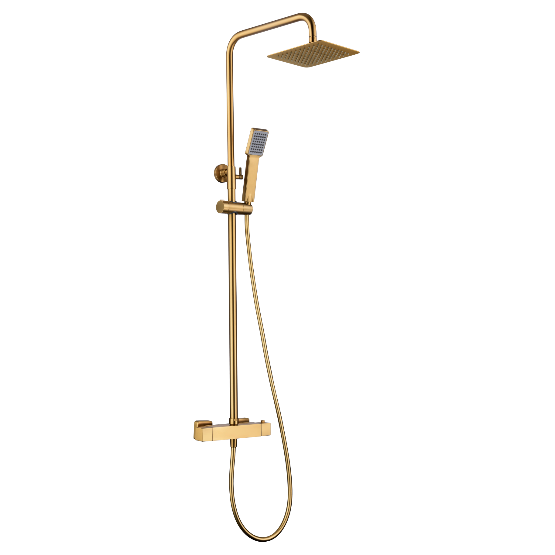 BARRA DUCHA ART ORO CEPILLADO TERMOSTÁTICO