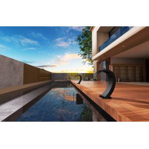CASCADA PARA PISCINA IGUAZU INOX NEGRO MATE - Imagen 3