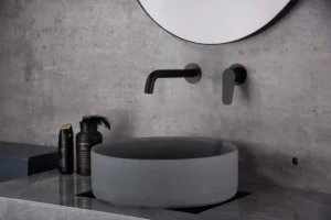 MONOMANDO LAVABO EMPOTRADO BÉLGICA NEGRO MATE - Imagen 2