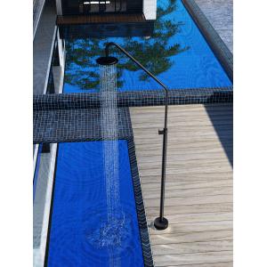 DUCHA EXTERIOR PISCINA ALASCA INOX NEGRO MATE - Imagen 3