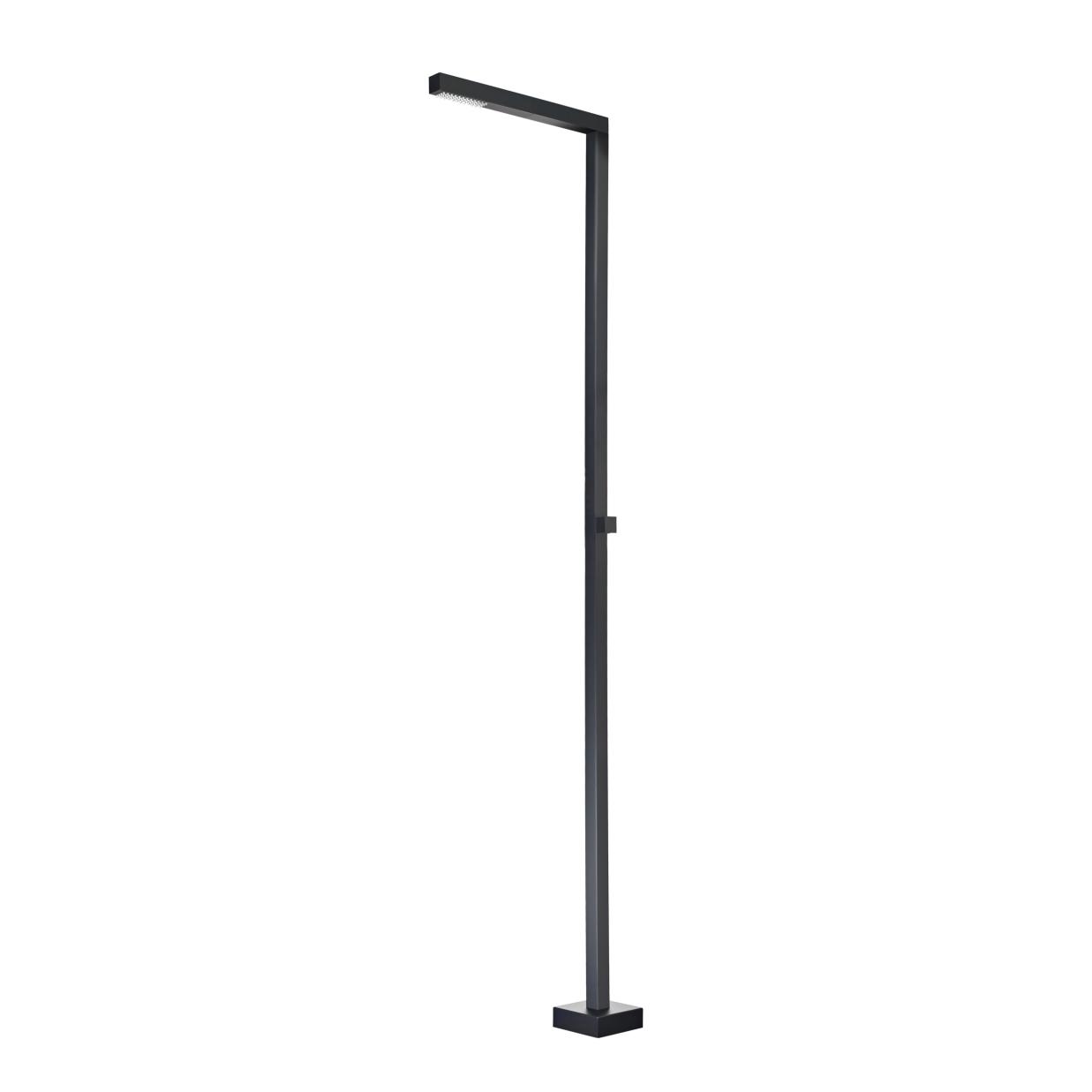 DUCHA EXTERIOR PISCINA ALABAMA INOX NEGRO MATE