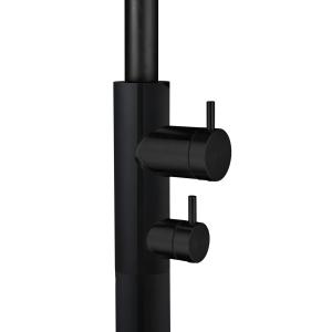 DUCHA EXTERIOR PISCINA DAKOTA INOX NEGRO MATE - Imagen 5