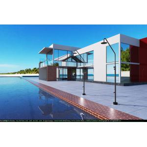 DUCHA EXTERIOR PISCINA DAKOTA INOX NEGRO MATE - Imagen 3