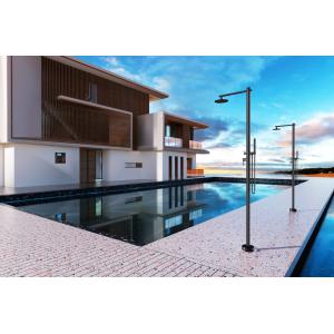 DUCHA EXTERIOR PISCINA KANSAS INOX NEGRO MATE - Imagen 3