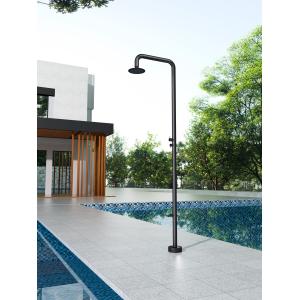 DUCHA EXTERIOR PISCINA MICHIGAN INOX NEGRO MATE - Imagen 2
