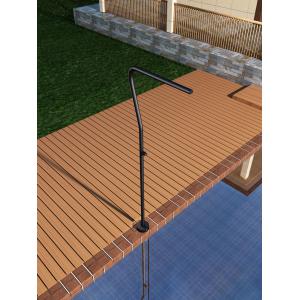 DUCHA EXTERIOR PISCINA NEVADA INOX NEGRO MATE - Imagen 3