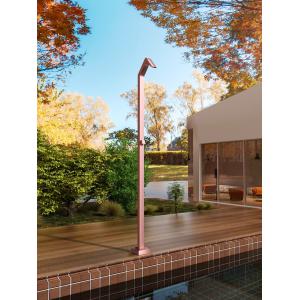 DUCHA EXTERIOR PISCINA NIAGARA INOX ROSA CORAL - Imagen 2