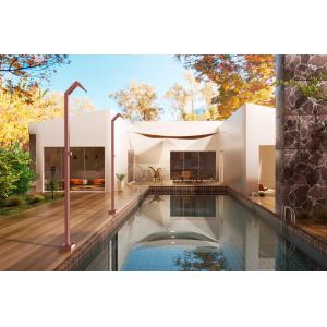 DUCHA EXTERIOR PISCINA NIAGARA INOX ROSA CORAL - Imagen 3