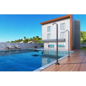 DUCHA EXTERIOR PISCINA NIAGARA INOX GRIS COBALTO - Imagen 2