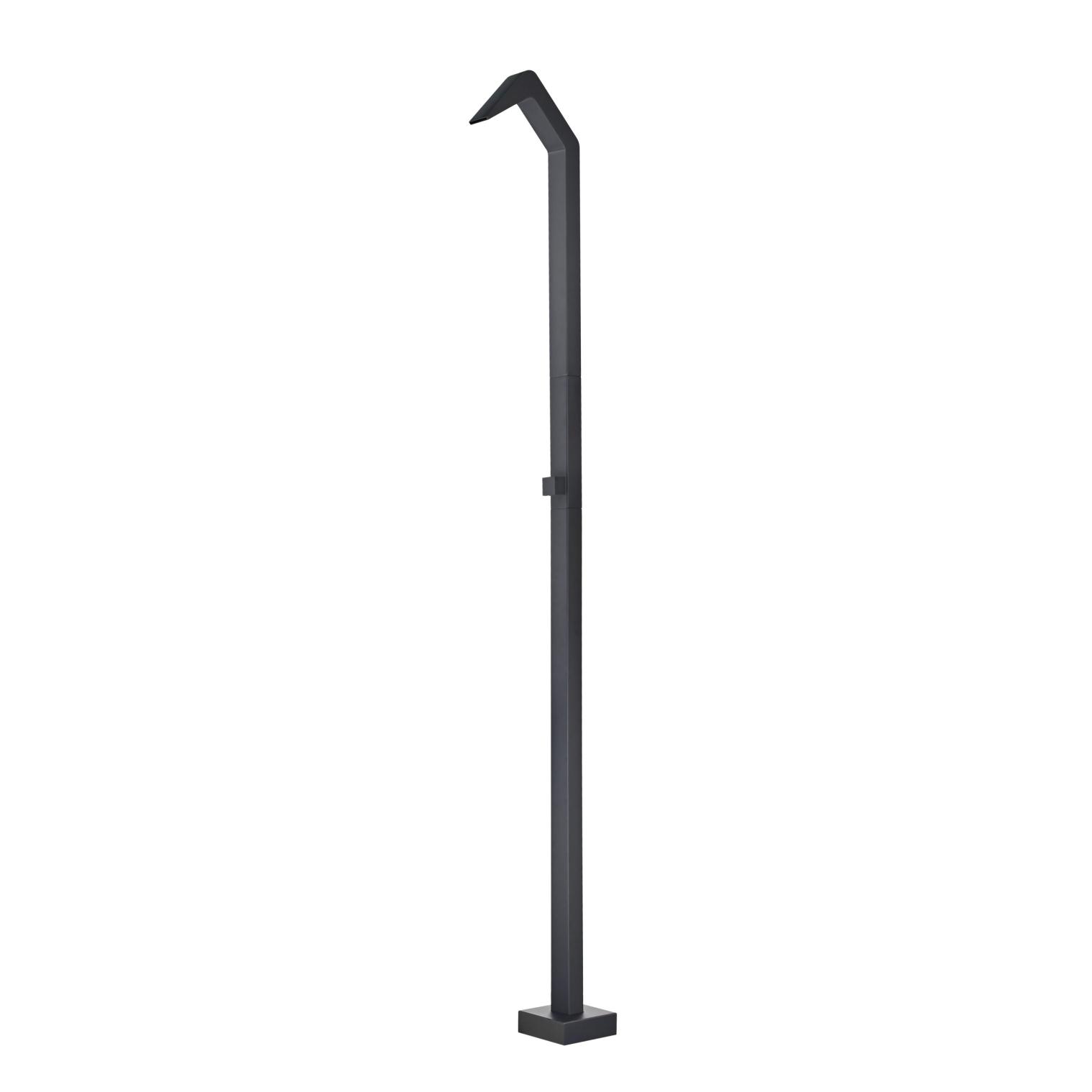 DUCHA EXTERIOR PISCINA NIAGARA INOX NEGRO MATE