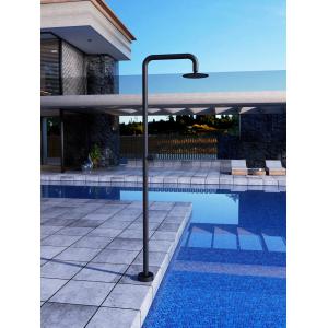 DUCHA EXTERIOR PISCINA OREGON INOX NEGRO MATE - Imagen 2