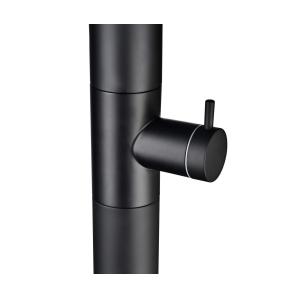 DUCHA EXTERIOR PISCINA OREGON INOX NEGRO MATE - Imagen 5