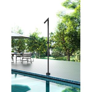 DUCHA EXTERIOR PISCINA OKLAHOMA INOX NEGRO MATE - Imagen 3