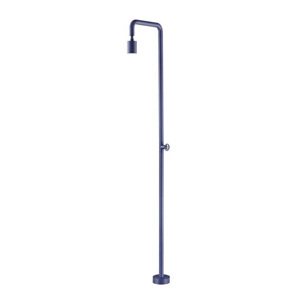 DUCHA EXTERIOR PISCINA POOL INOX AZUL OCEANO