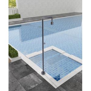 DUCHA EXTERIOR PISCINA POOL INOX GRIS COBALTO - Imagen 2