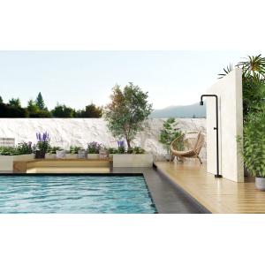DUCHA EXTERIOR PISCINA POOL INOX NEGRO MATE - Imagen 3