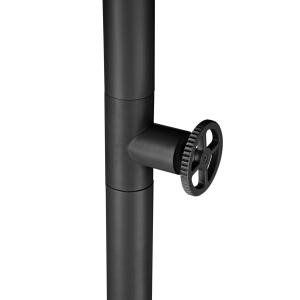 DUCHA EXTERIOR PISCINA POOL INOX NEGRO MATE - Imagen 4