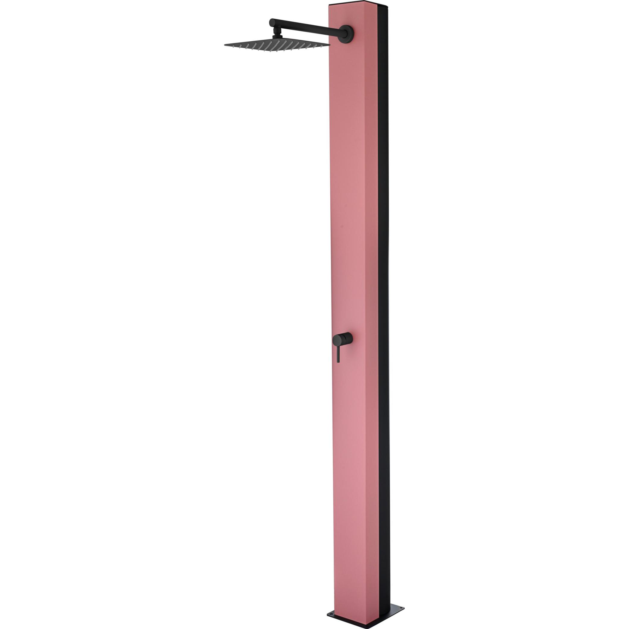 DUCHA EXTERIOR PISCINA PHOENIX INOX ROSA CORAL