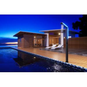 DUCHA EXTERIOR PISCINA SENSE INOX LED NEGRO MATE - Imagen 2