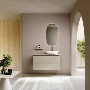 MUEBLE JUNE 2 CAJ SUSPENDIDO + TAPA LAMINADA - Imagen 2