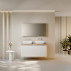 MUEBLE JUNE 2 CAJ SUSPENDIDO + TAPA LAMINADA - Imagen 6