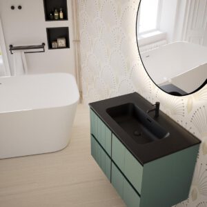 MUEBLE POLE 2 CAJ SUSPENDIDO+ LAVABO